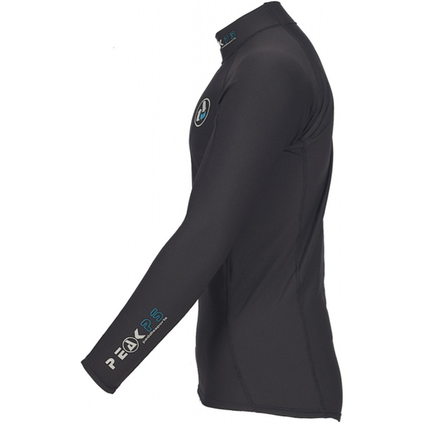 2026 Peak PS Thermal Long Sleeve Rash Vest 26TRLS - Black